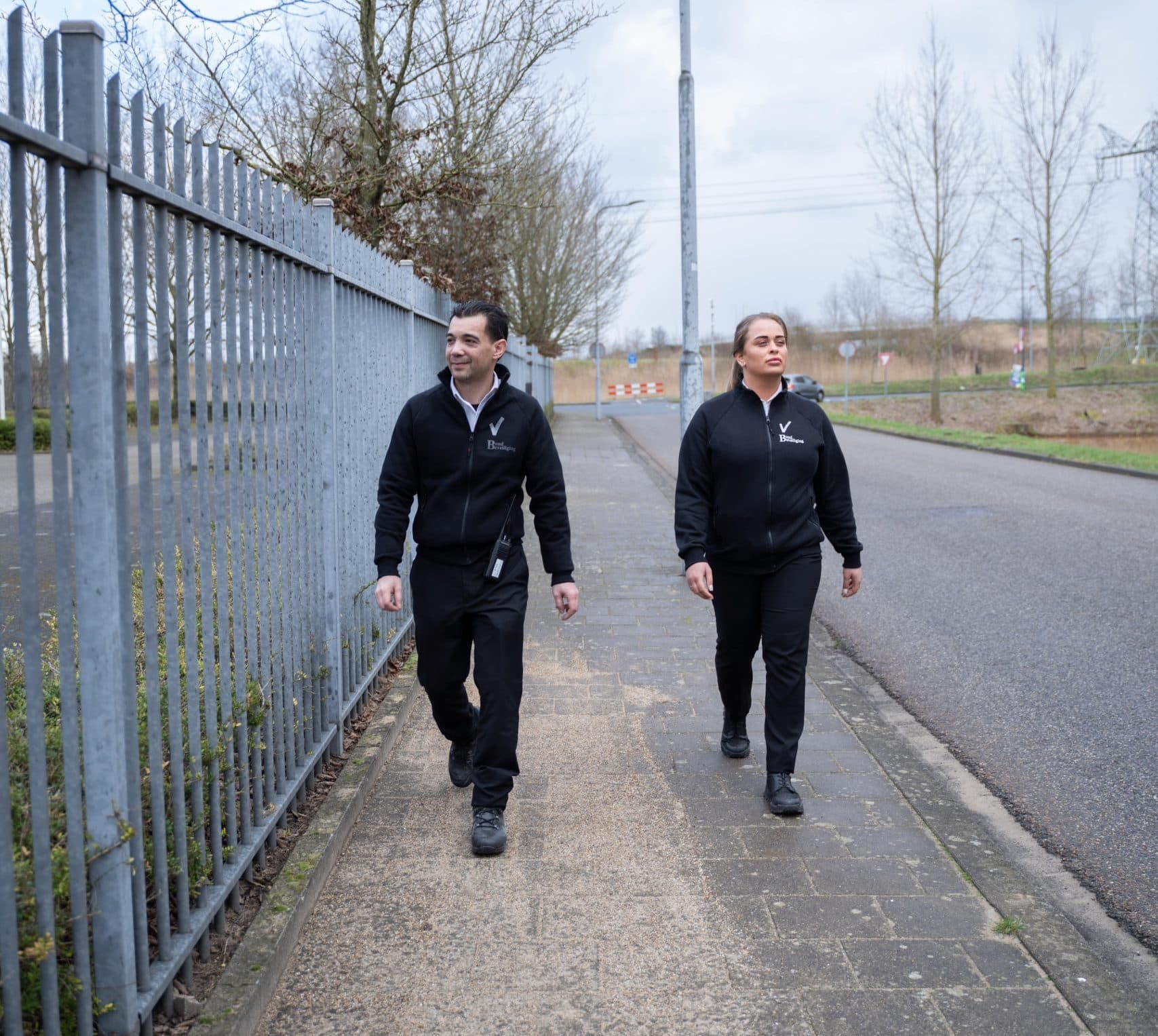 Beveiliger bij objectbeveiliging