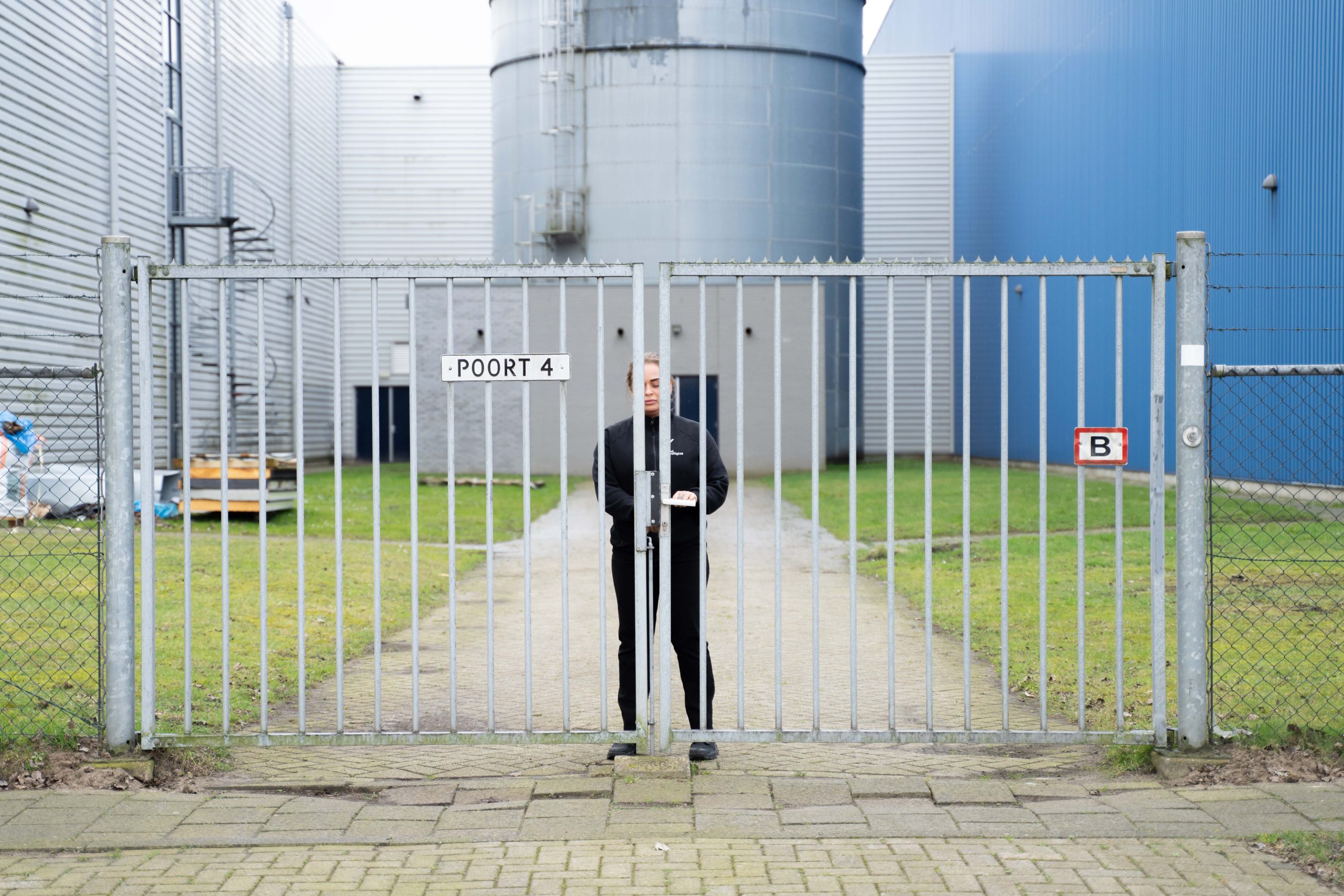 Beveiliger bij ziekenhuis